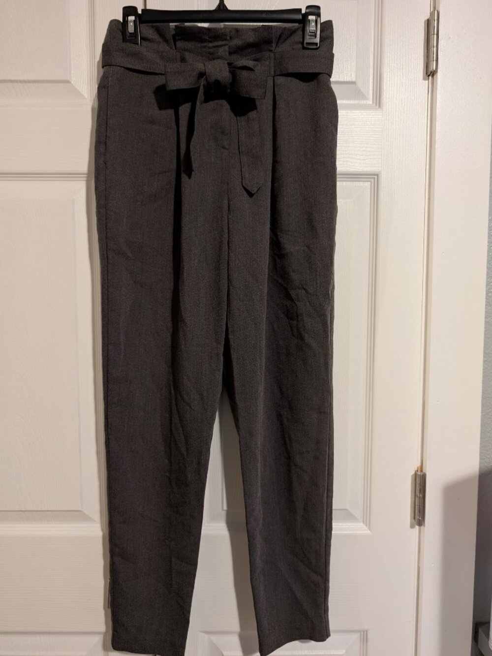 Forever 21 charcoal gray paperbag waist pants - XS - NWT